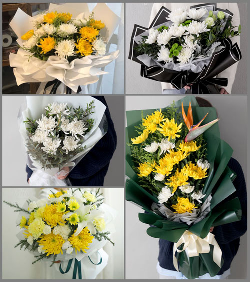 贵州六盘水水城县果布嘎乡兴隆村白事花束代送